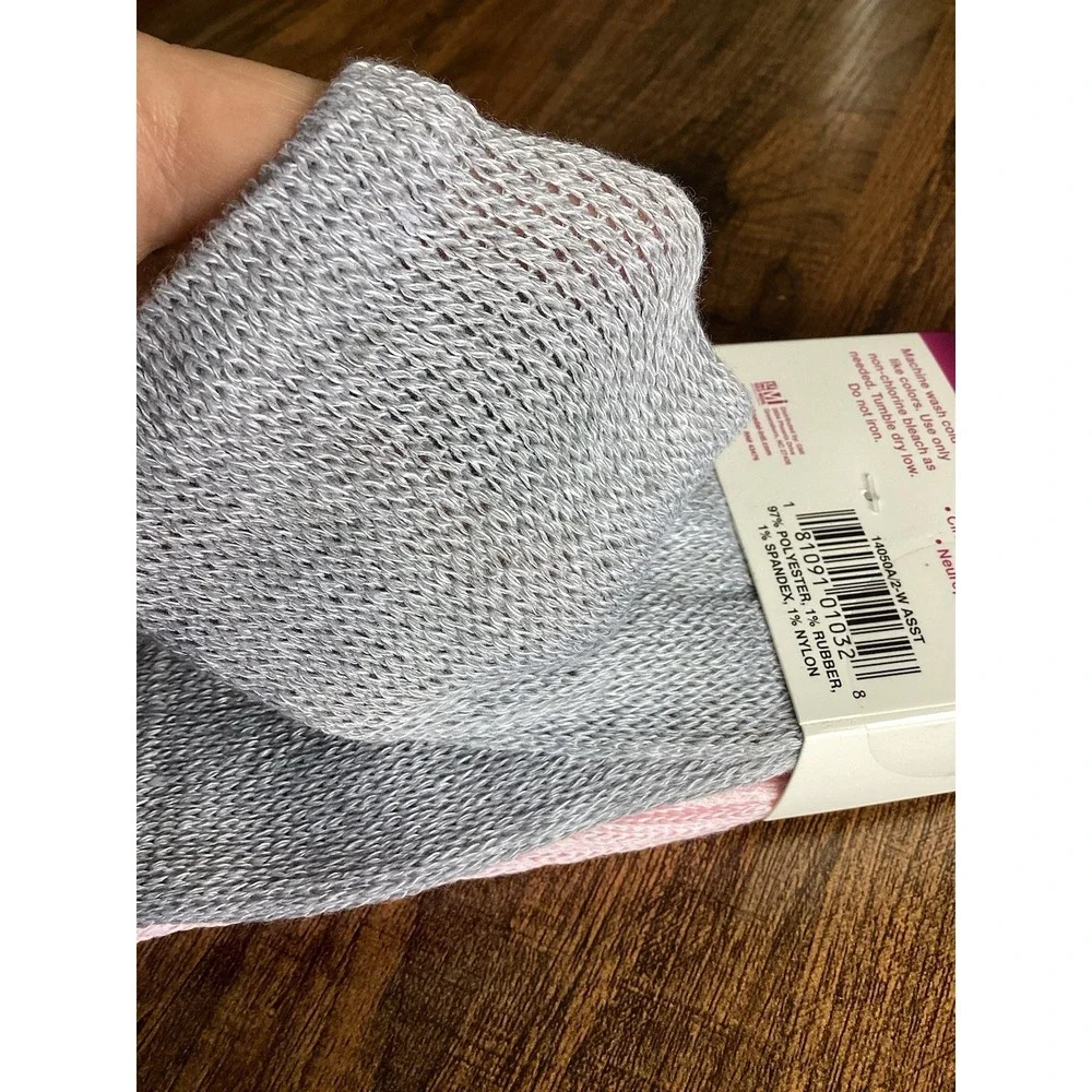 Women's Challenge‎ Wellness Non-Binding Crew Socks Diabetes Edema Neuropathy 5-9